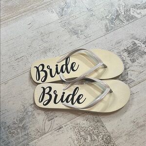 Bride Flip Flops Size 10 1/2
